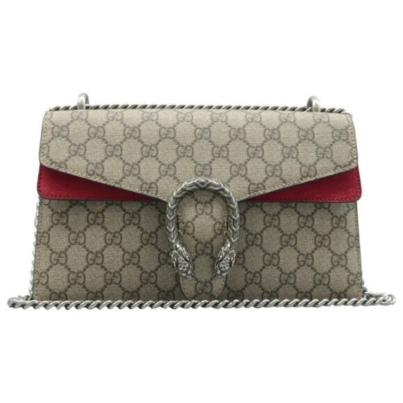 GUCCI Dionysus Brown GG Canvas Shoulder Bag 723-012325 - Picture 1 of 14